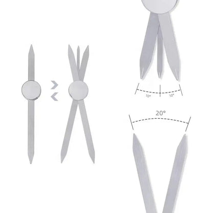 Compass Eyebrow Ruler Tattoo Microblading Eyebrow Stencil Design Training Tools Mask Queen Nepal