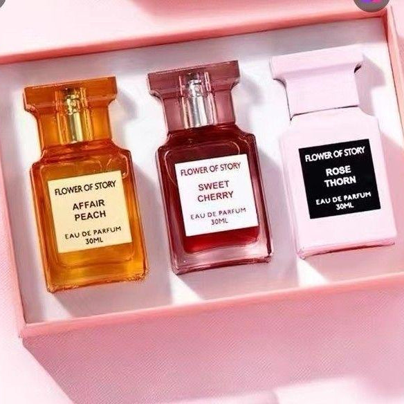 Flower Of Story Eau de Parfum Spray 3 Different Fragrance 3x30ml Set Men Perfume Easy Beauty Nepal