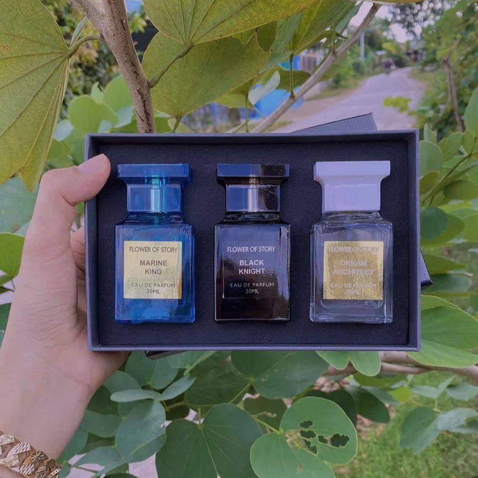 Flower Of Story Eau de Parfum Spray 3 Different Fragrance 3x30ml Set Men Perfume Easy Beauty Nepal