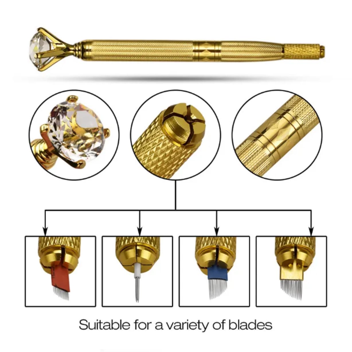 Microblading Handle 3 in 1 Manual Mask Queen Nepal