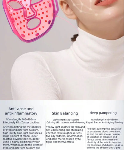 EMS Led Mask Micro Current Facemassager Mask Queen Nepal