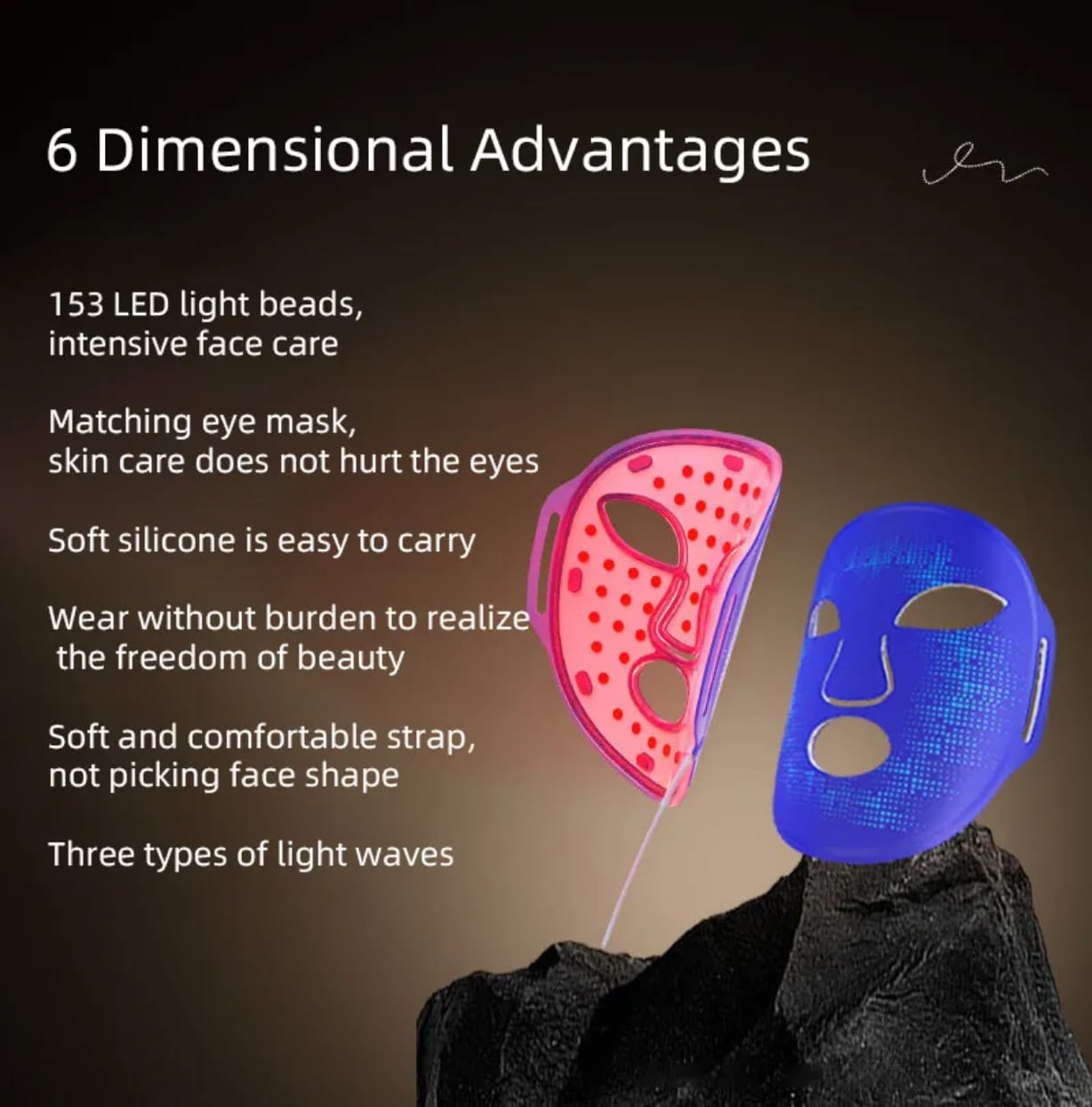 EMS Led Mask Micro Current Facemassager Mask Queen Nepal