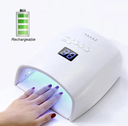 S10 Rechargeable UV LED Nail Lamp Mask Queen Nepal