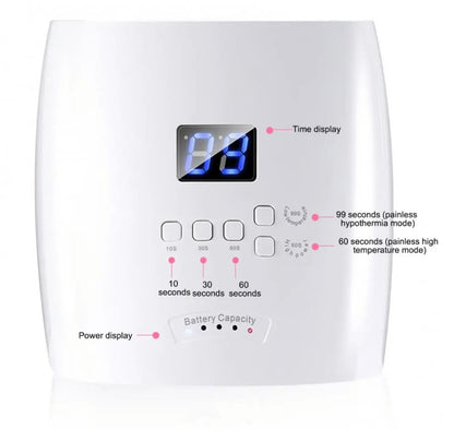 S10 Rechargeable UV LED Nail Lamp Mask Queen Nepal