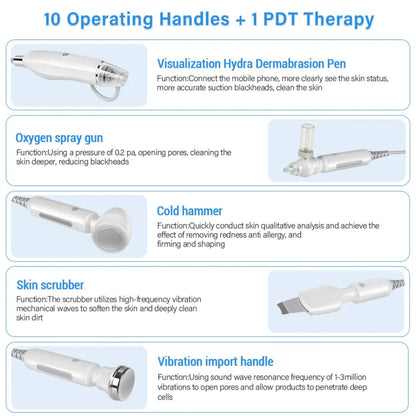 7 in 1 Hydro Oxygen Machine With Pdt K50 Hydrafacial Machine Mask Queen Nepal