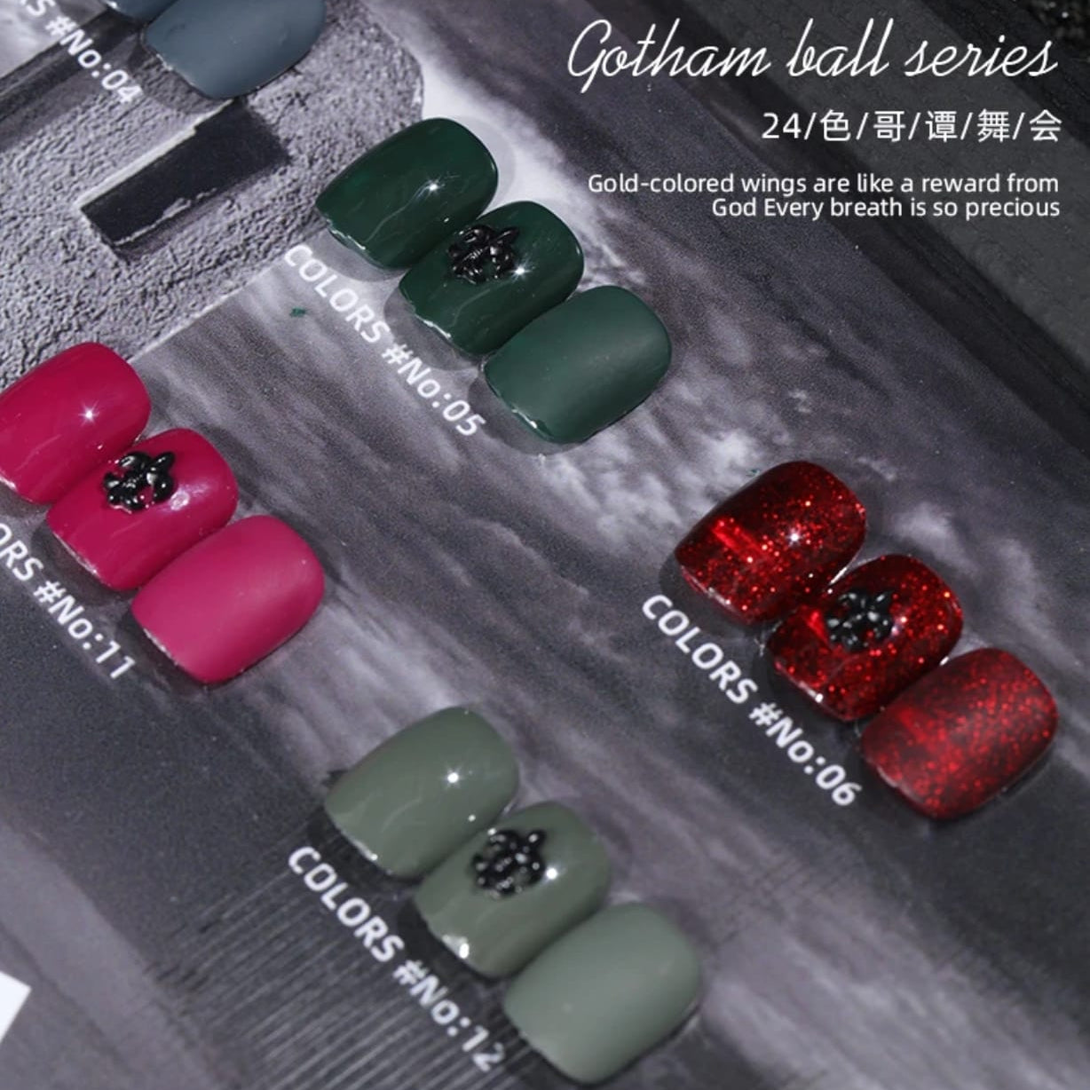 OUDINGYAN 24 Color Set 15ml With Display Board Mask Queen Nepal