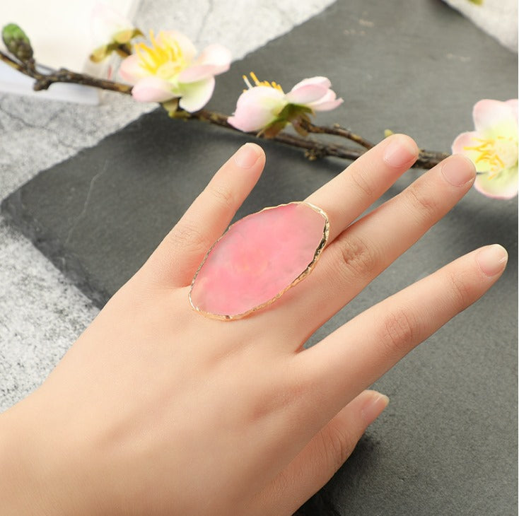 Adjustable Resin Palette Rings Resin DIY Nail Art Palette Mask Queen Nepal