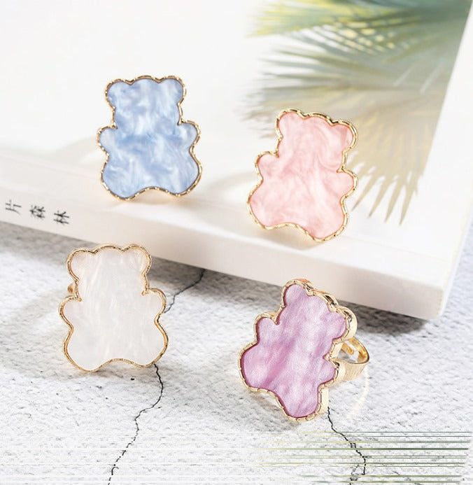 Adjustable Resin Palette Rings Resin DIY Nail Art Palette Mask Queen Nepal