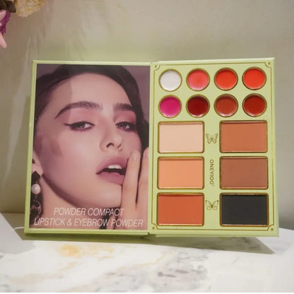 ONEYIOO Stylish 50 Color Eye & Face Palette Makeup Book AZ-220 Easy Beauty Nepal