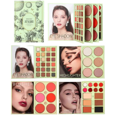 ONEYIOO Stylish 50 Color Eye & Face Palette Makeup Book AZ-220 Easy Beauty Nepal