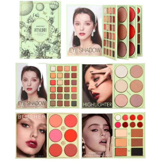 ONEYIOO Stylish 50 Color Eye & Face Palette Makeup Book AZ-220 Easy Beauty Nepal