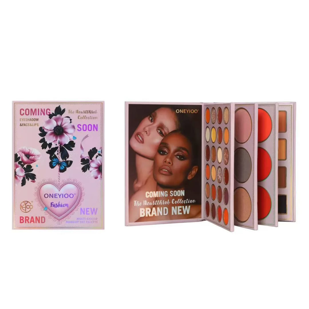 ONEYIOO Fashion 45 Color Eye & Face Palette Makeup Book AZ-203 Easy Beauty Nepal