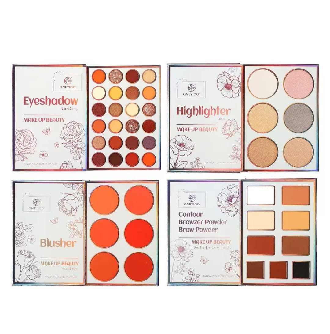 ONEYIOO Solaris 45 Color Eye & Face Palette Makeup Book AZ-206 Easy Beauty Nepal