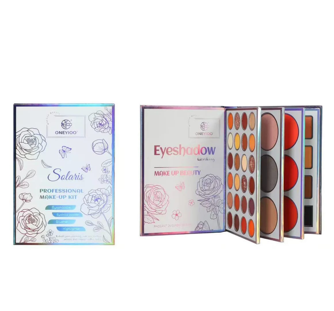 ONEYIOO Solaris 45 Color Eye & Face Palette Makeup Book AZ-206 Easy Beauty Nepal