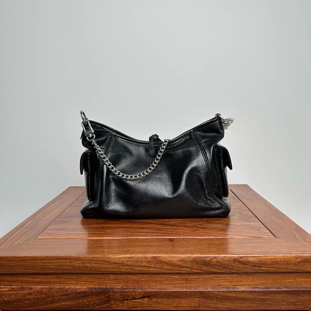 Women’s Black Genuine Leather Minimalist Carryall Bag Easy Beauty Nepal