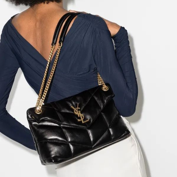 S.Laurent Loulou Puffer Shoulder Bag For Women Easy Beauty Nepal