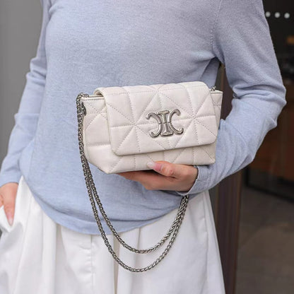 Celine Vegan Leather Quilted Studded Shoulder Bag Easy Beauty Nepal