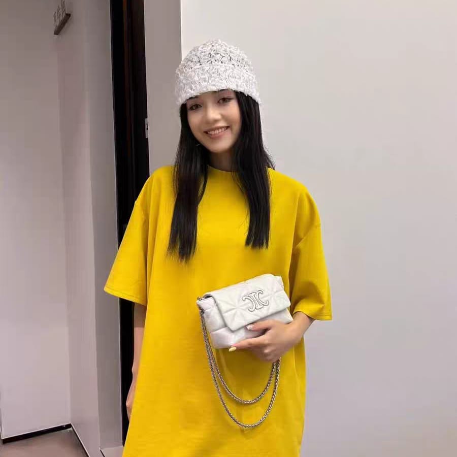 Celine Vegan Leather Quilted Studded Shoulder Bag Easy Beauty Nepal