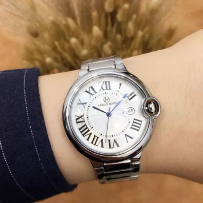 CARDIMSIR Elegant Design Stainless Steel Strap Quartz Watch Easy Beauty Nepal