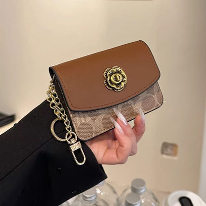 Cute Tri Folded Small Ladies Premium Wallet (No Chain) Easy Beauty Nepal