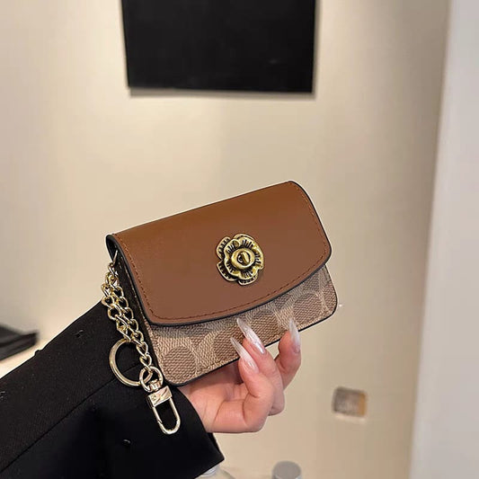 Cute Tri Folded Small Ladies Premium Wallet (No Chain) Easy Beauty Nepal