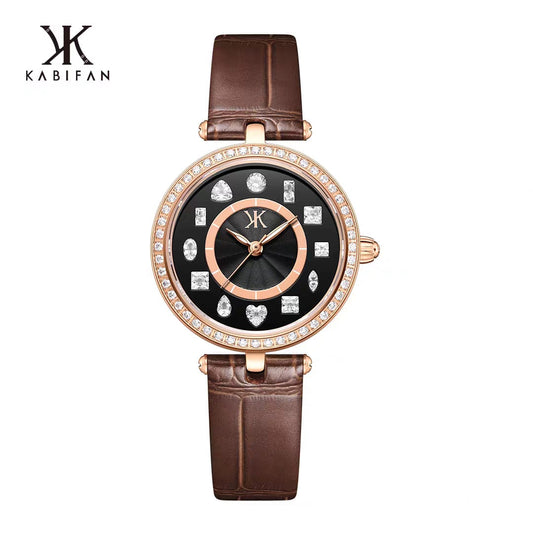KABIFAN Luxury Starry Bright Women's Watch Easy Beauty Nepal