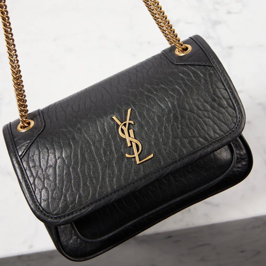 Saint Laurent Niki Mini Leather Shoulder Bag Easy Beauty Nepal