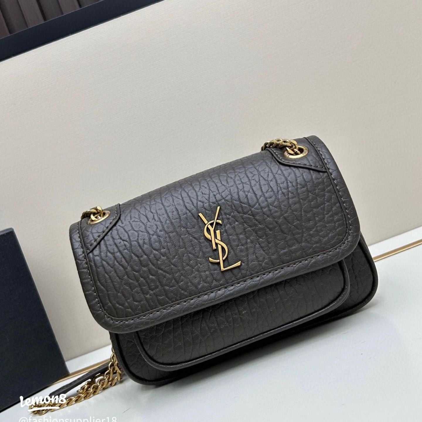 Saint Laurent Niki Mini Leather Shoulder Bag Easy Beauty Nepal