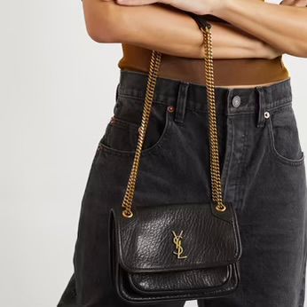 Saint Laurent Niki Mini Leather Shoulder Bag Easy Beauty Nepal