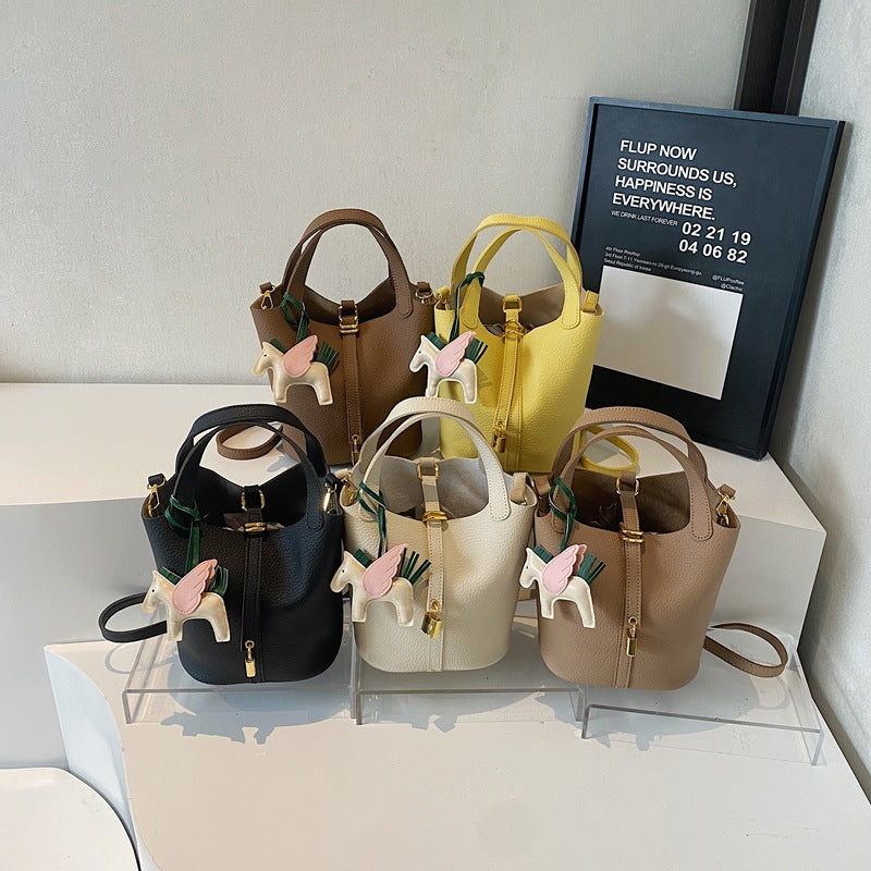 Bucket High-end Niche Tote Basket Women's Handbag Easy Beauty Nepal