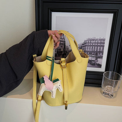 Bucket High-end Niche Tote Basket Women's Handbag Easy Beauty Nepal