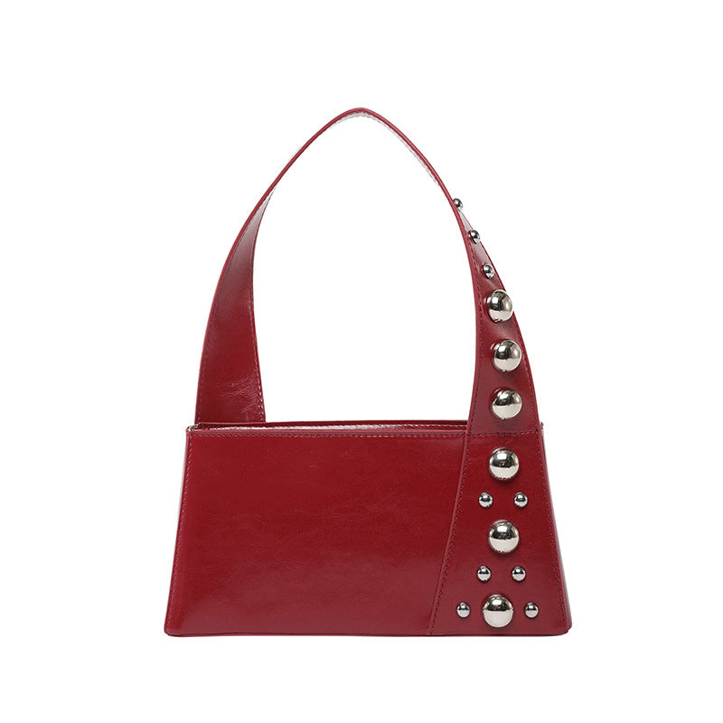 Ladies New Luxury Designer Rivet Shoulder Bag Easy Beauty Nepal
