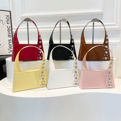 Ladies New Luxury Designer Rivet Shoulder Bag Easy Beauty Nepal