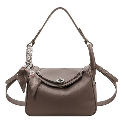 Autumn Fashion Shoulder & Crossbody With Pillow Texture Tote Gray Bag Easy Beauty Nepal