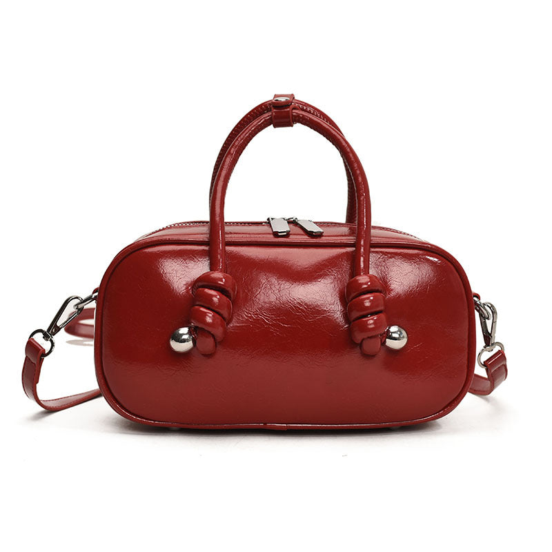 Small Leather Wallet With Top Handle Casual Shoulder Tote White Bag Easy Beauty Nepal