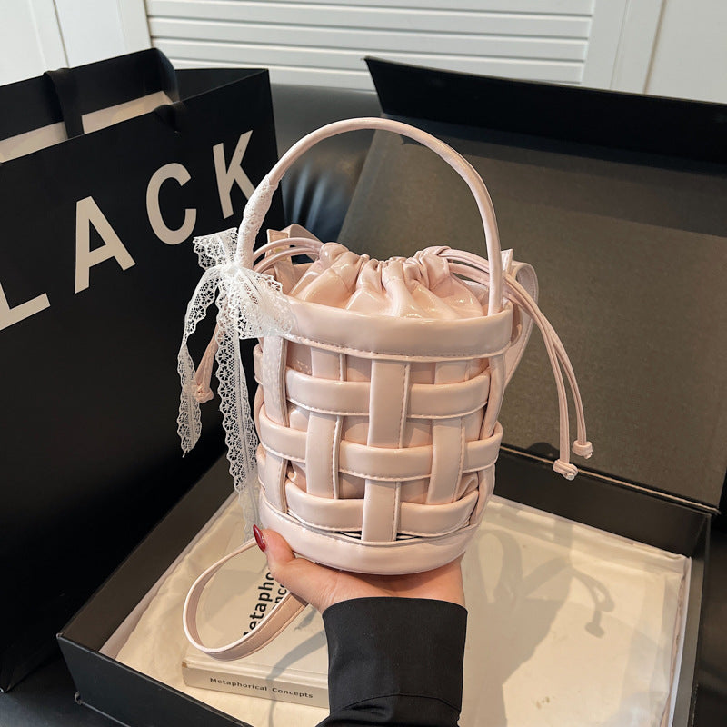 Hobo Purse Woven Bucket Bag With Inner Bag Shoulder Crossbody Bag Easy Beauty Nepal