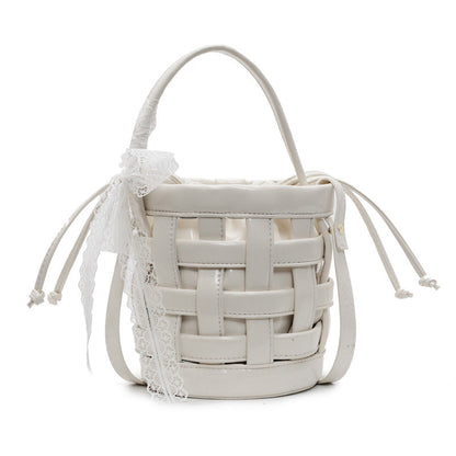 Hobo Purse Woven Bucket Bag With Inner Bag Shoulder Crossbody Bag Easy Beauty Nepal