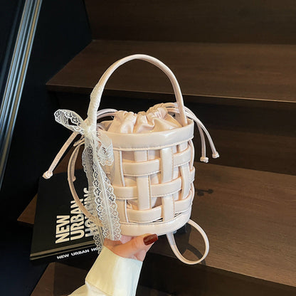 Hobo Purse Woven Bucket Bag With Inner Bag Shoulder Crossbody Bag Easy Beauty Nepal