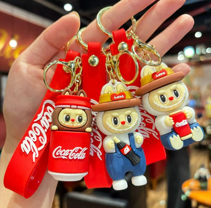 Cute Silicone Handbag Shaped & Labubu Keychains Charm Easy Beauty Nepal