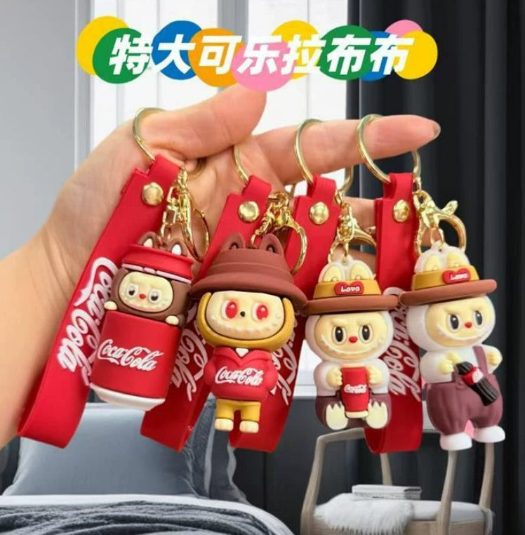 Cute Silicone Handbag Shaped & Labubu Keychains Charm Easy Beauty Nepal