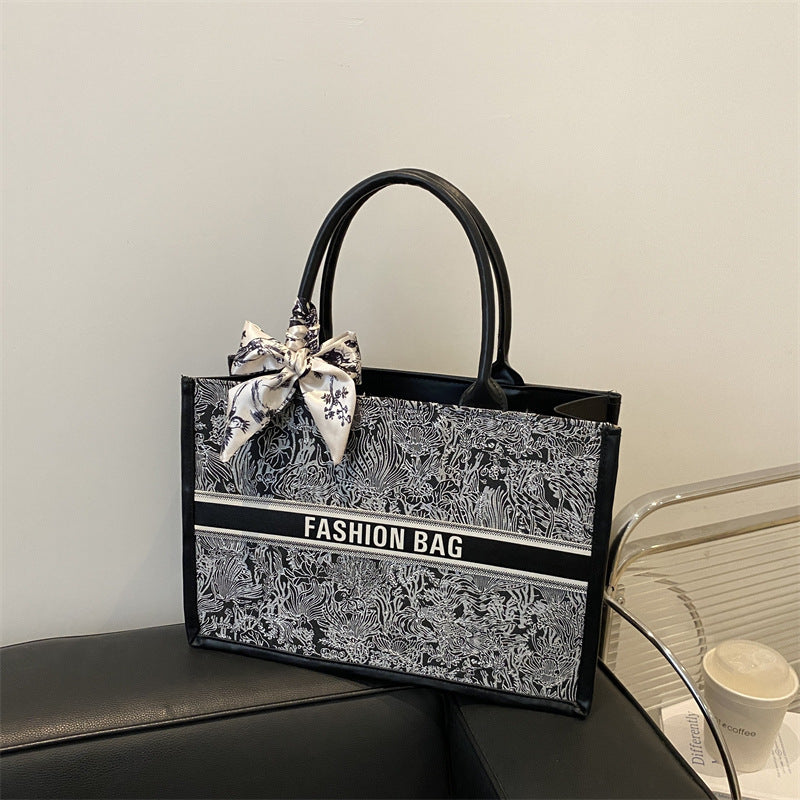 Hilbag Textured Embroidery Portable Stylish Women's Bag Easy Beauty Nepal