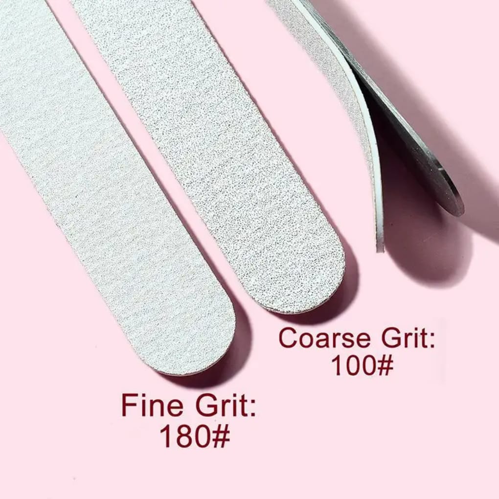 Double Slide Grit Steel Replaceable Sandpaper Nail Filer Mask Queen Nepal