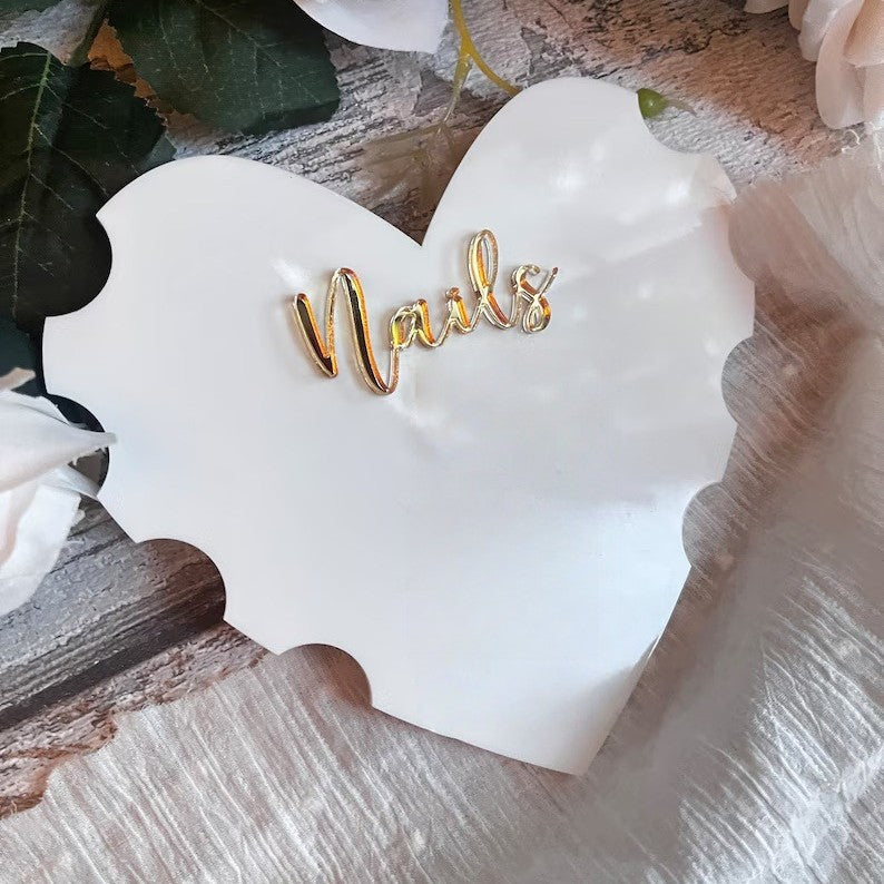 Nail Photo Prop Heart Shape Display board Mask Queen Nepal