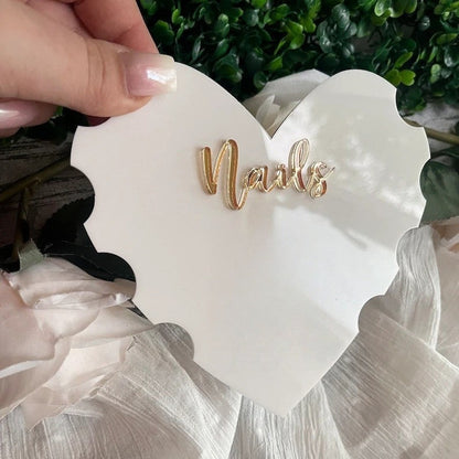 Nail Photo Prop Heart Shape Display board Mask Queen Nepal