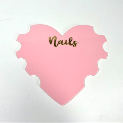 Nail Photo Prop Heart Shape Display board Mask Queen Nepal