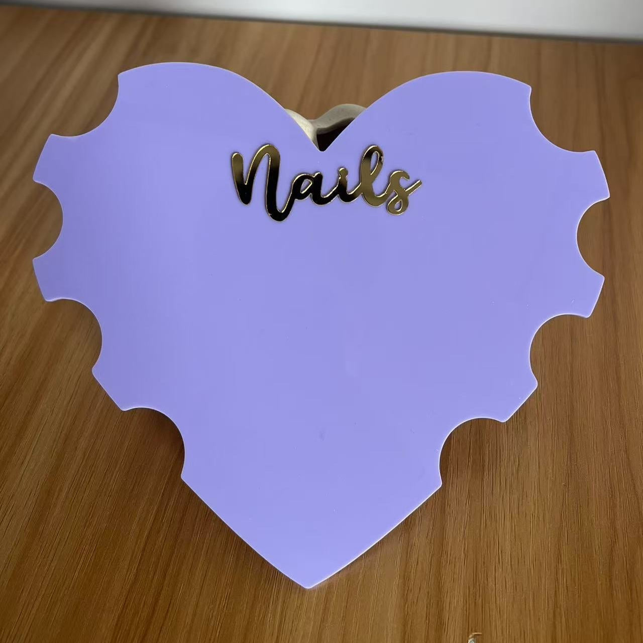 Nail Photo Prop Heart Shape Display board Mask Queen Nepal