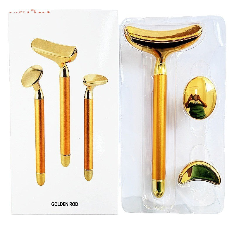 Dolphin Massager 24k Gold 3 in 1Energy Beauty Bar Mask Queen Nepal