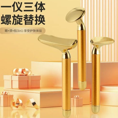 Dolphin Massager 24k Gold 3 in 1Energy Beauty Bar Mask Queen Nepal