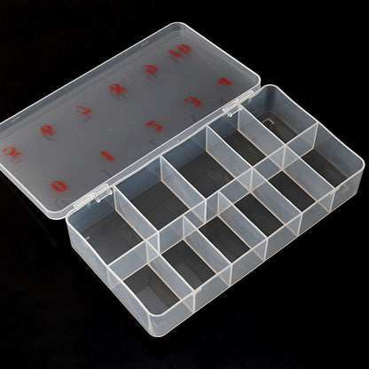 10 Compartment Nails & Ornaments Plastic Storage Box Case Mask Queen Nepal