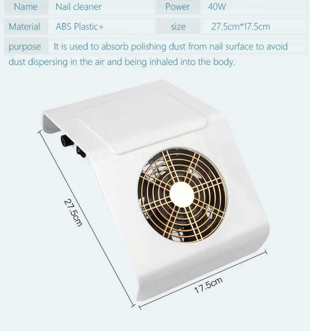 703-S Strong Power Nail Vaccum Dust Collector 40W Mask Queen Nepal